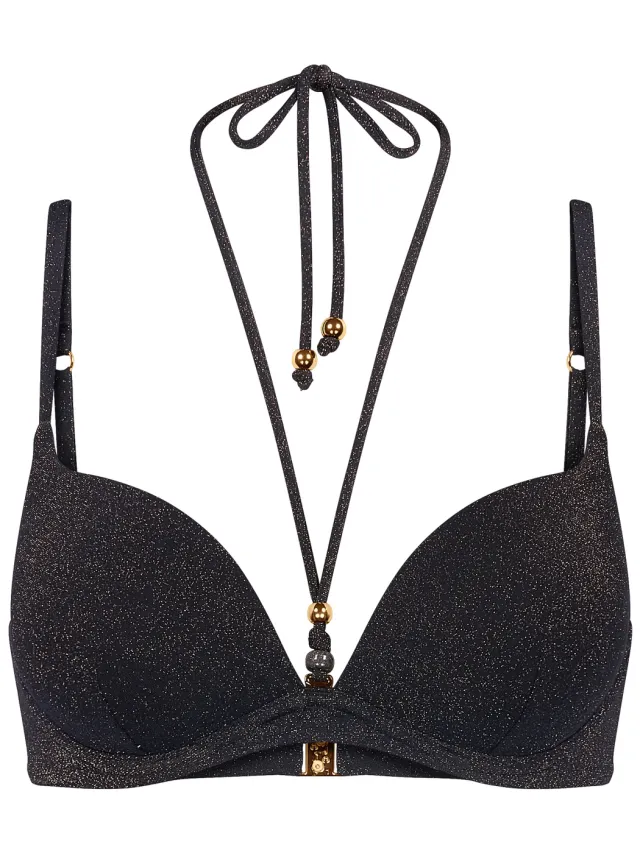 Triumph SUNSET push-up bikinitop zwart