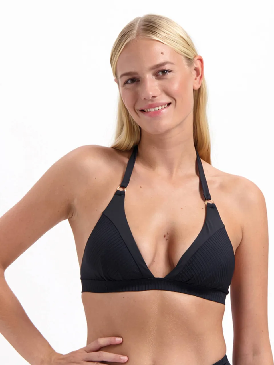 Cyell halter bikinitop zwart, foto 4