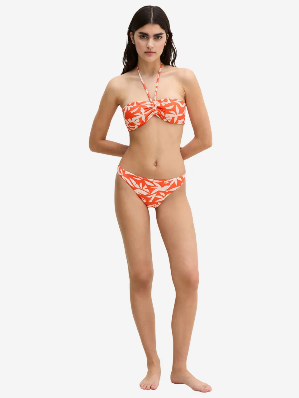 Marc O'Polo Vrouwen Bikini broekjes Firecracker Floral Oranje