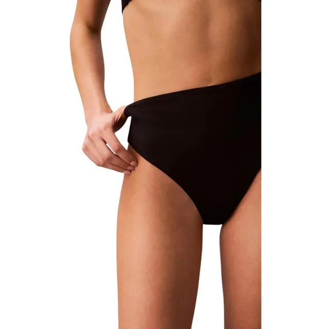 Calvin Klein HIGH WAIST BIKINI LV00Q62706 bikinibroekje zwart