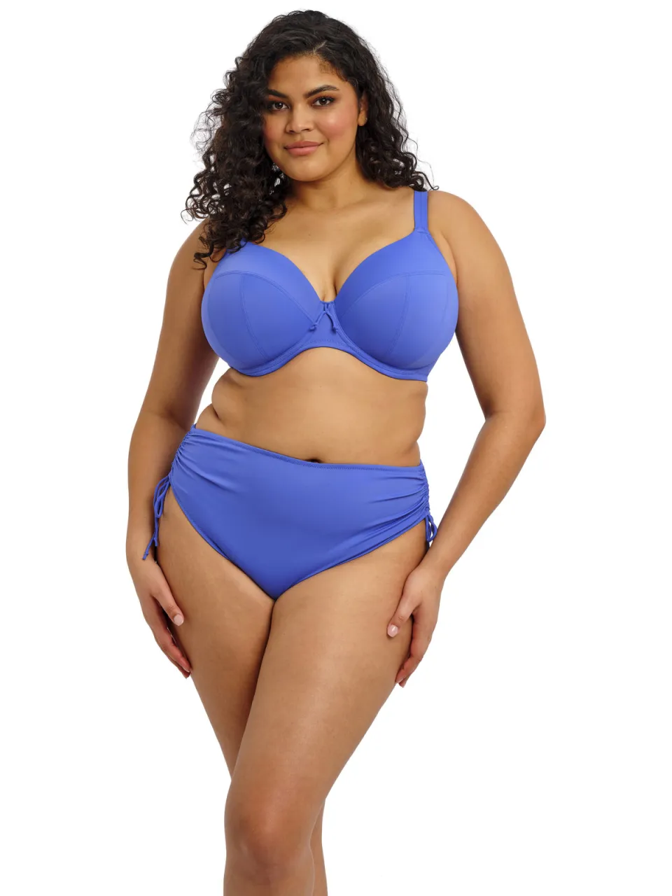 Elomi niet-voorgevormde beugel bikinitop Plain Sailing blauw, foto 3