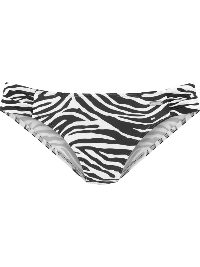 Bikinibroekje zwart/wit