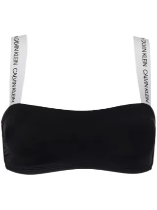 Calvin Klein CK Logo Bandeu Top * Actie * Geel,Zwart