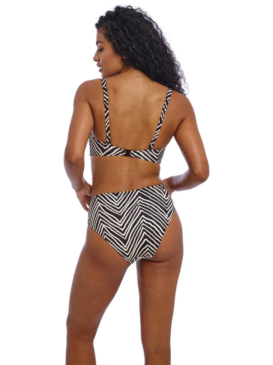 Freya high waist bikinibroekje Fiji zwart, foto 3