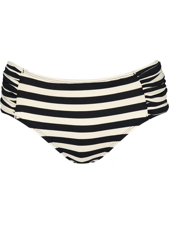 Barts Mid waist bikinibroekje met labeldetail model 'Yadbor' Zwart