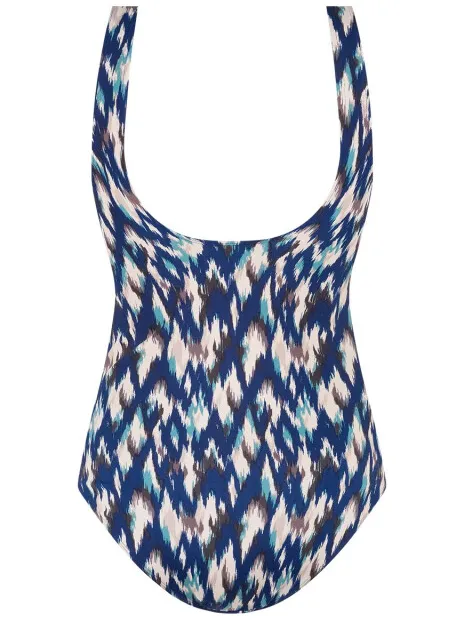 Ten Cate Tweka Soft Cup V-neck badpak blauw, foto 3