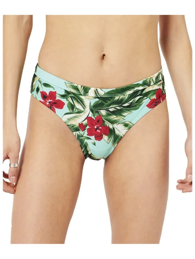 Superdry Vintage Hipster Brief Bikinibroekje Groen XS Vrouw Mint Indo Leaf