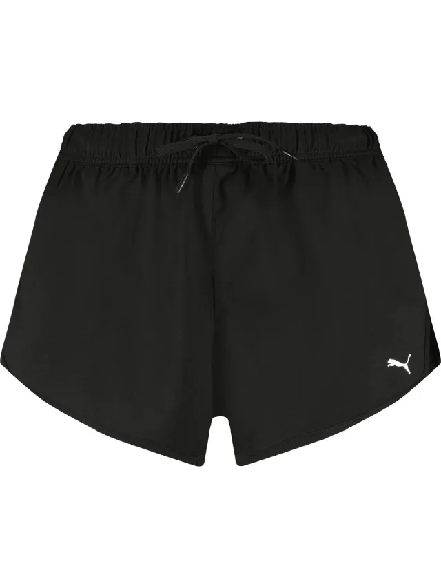 Puma Dames Bikinibroekje Hoge Taille Sneldrogende Stretchstof - 1 Pack Zwart