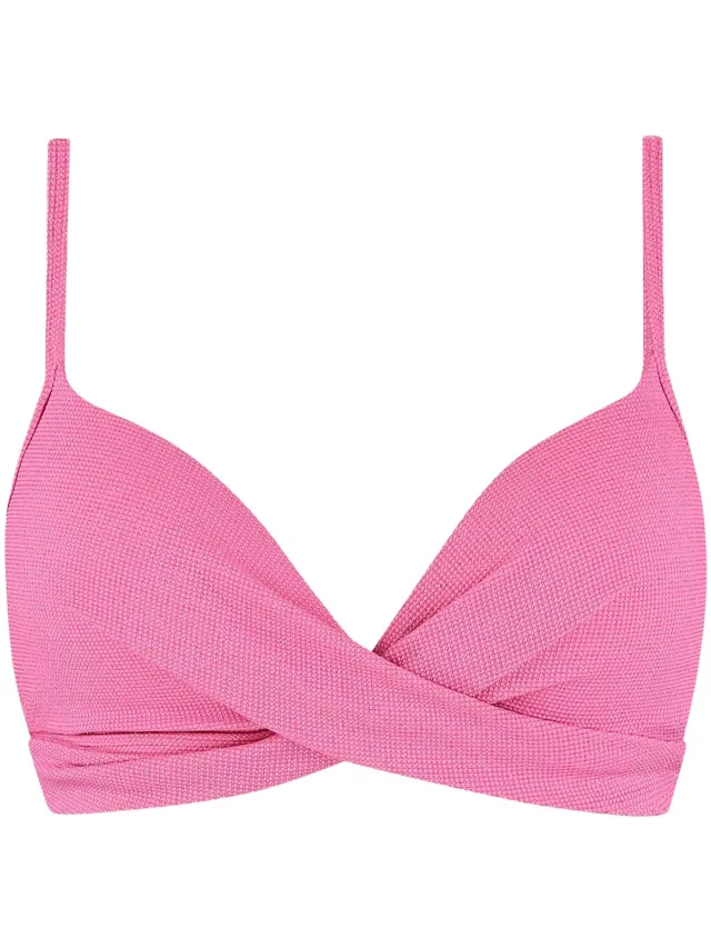Beachlife padded wired bikinitop in de kleur roze.