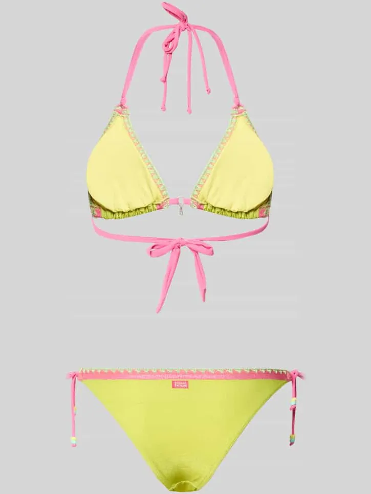 banana moon Bikini met sierstenen Model 'Blucostora' geel, foto 2