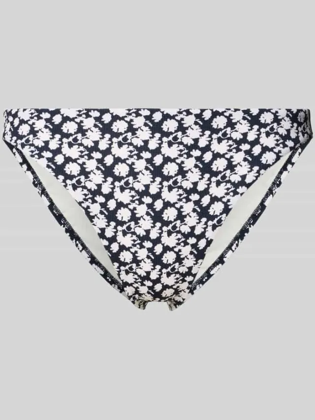 Marc O'Polo Bikinibroekje met gebloemd all-over motief Donkerblauw