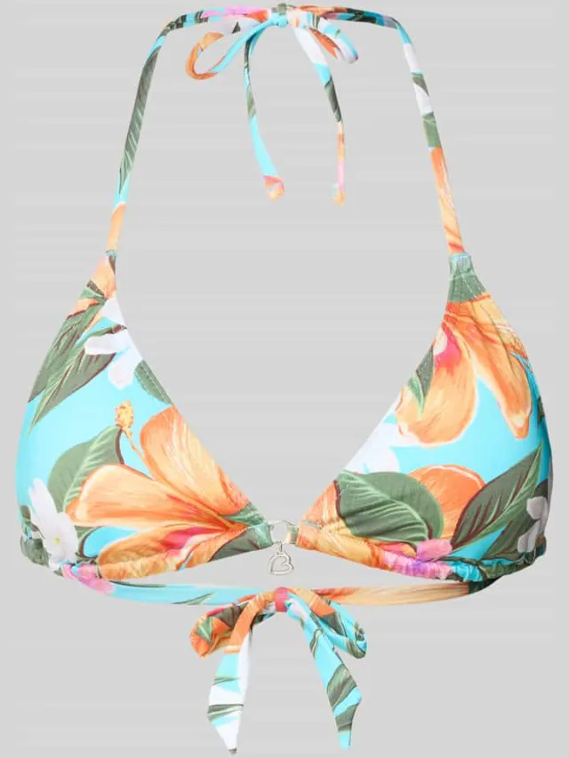 banana moon Bikinitop in all-over look model 'CRICO MOOREA' Aquablauw