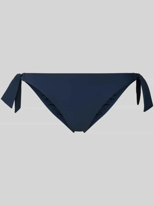 Barts Bikinibroekje met labeldetail model 'SOLID CHEEKY BUM' Donkerblauw