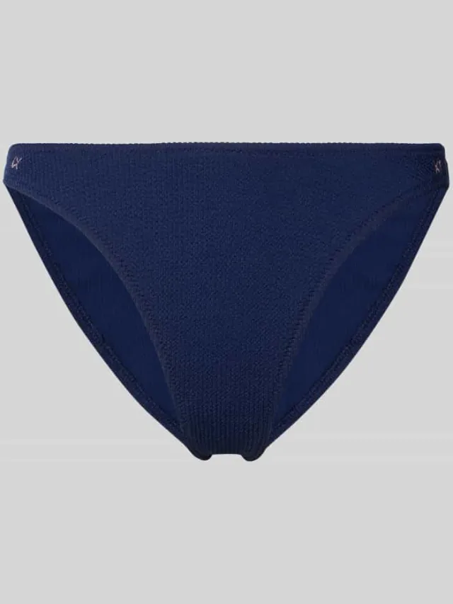 banana moon Bikinislip met labeldetail, model 'NAIDA' donkerblauw, foto 2