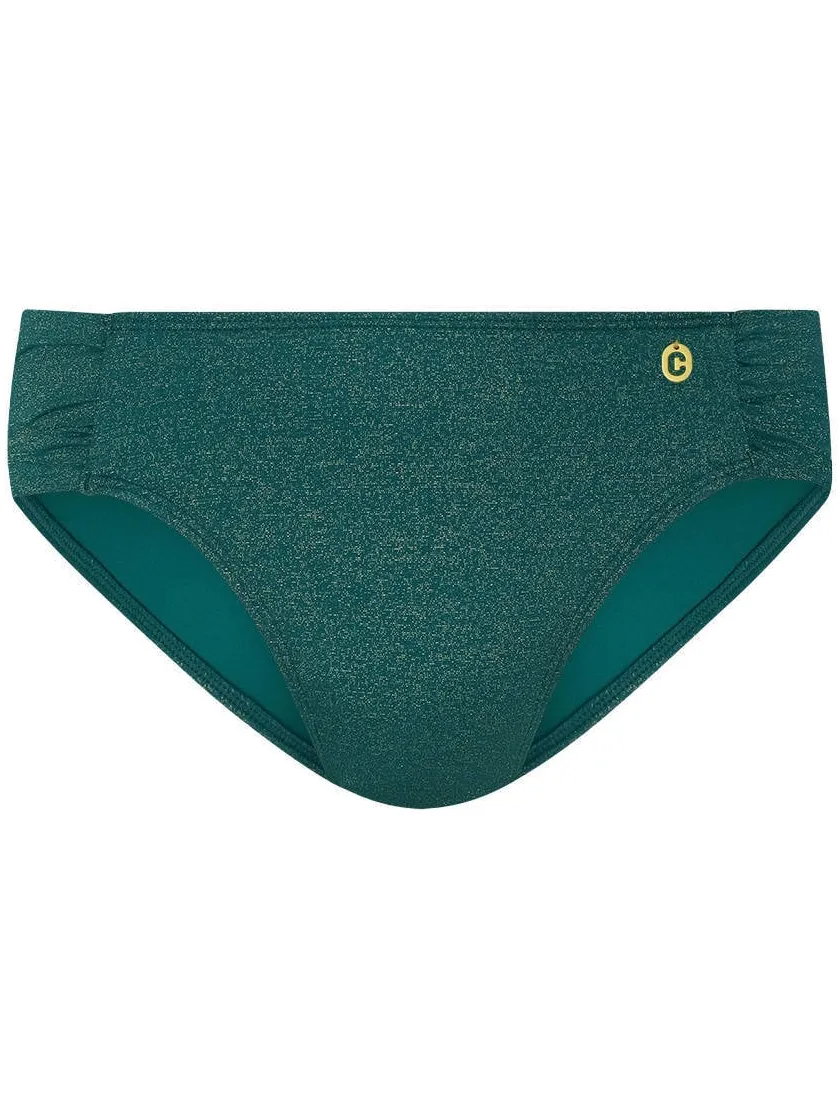 Ten Cate Beach TC WOW bikinislip met lurex donkergroen, foto 2