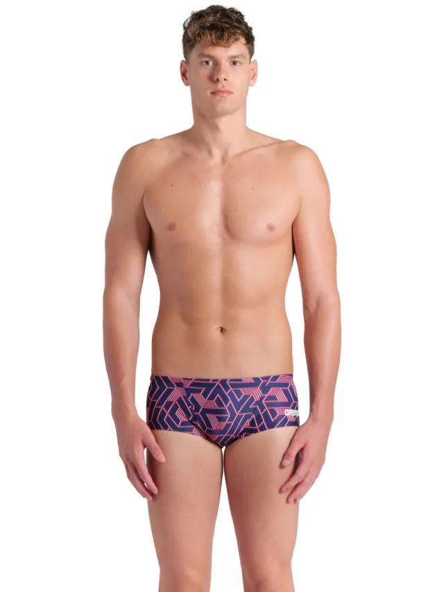 Arena Zwemslip Escape Low Waist Team Rood-Wit-Blauw Rood / Blauw