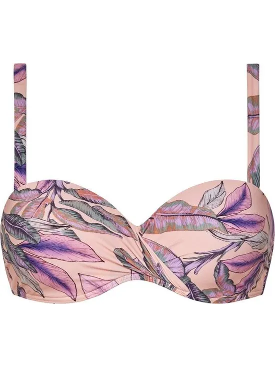 Beachlife Maat 38D Tropical Blush Voorgevormde bikinitop met beugel Dames Multicolor