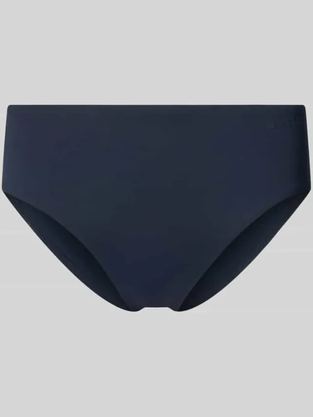 Marc O'Polo Bikinibroekje met labeldetail Donkerblauw