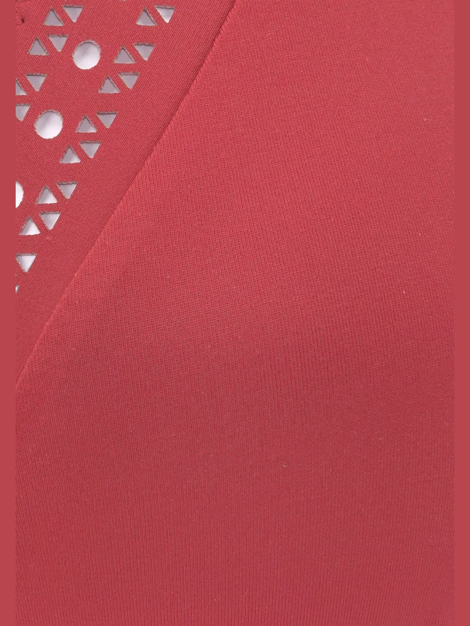 triangelbikinitop roestrood, foto 2