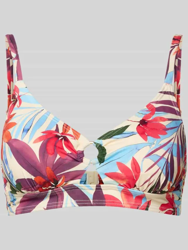 Lascana Bralette-bikinitop met voorgevormde cups model 'Imani' Offwhite