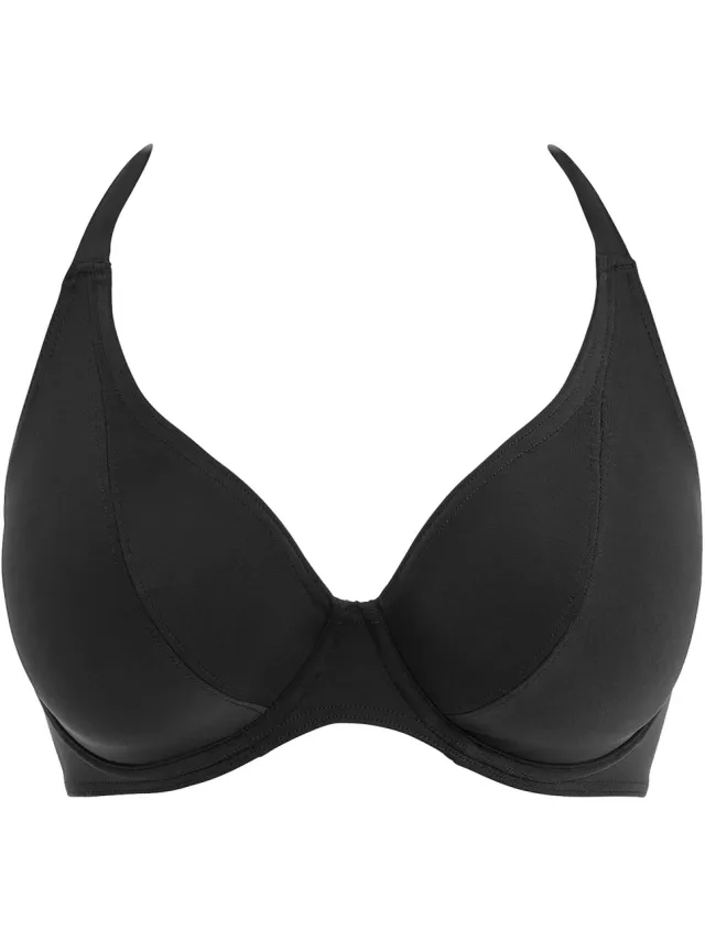 Freya niet-voorgevormde halter bikinitop Jewel Cove zwart, foto 2