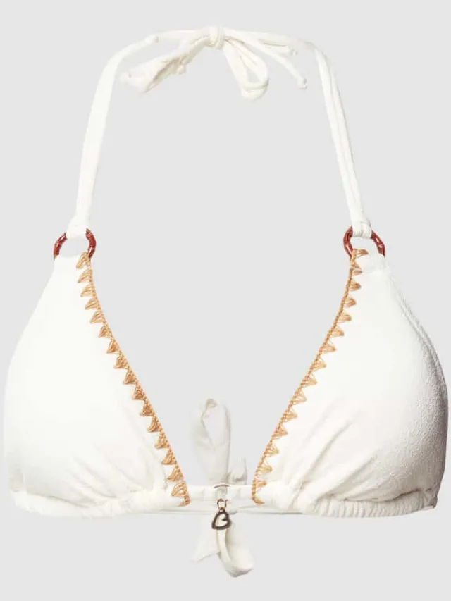 banana moon Bikinitop met vetersluiting aan de achterkant, model 'YERO SANTAFE' offwhite, foto 2