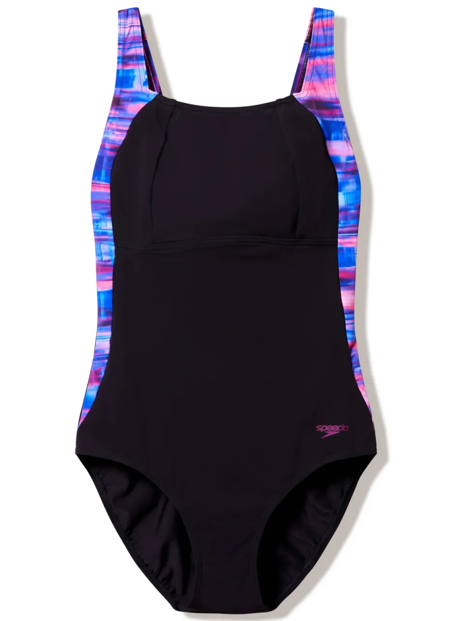 Speedo Lunalustre Printed Shaping badpak zwart, foto 2