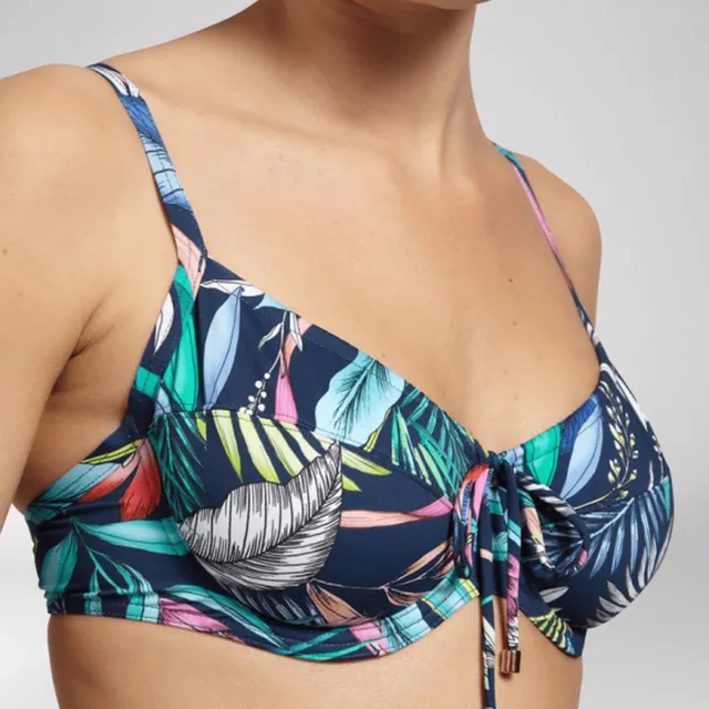 Cyell Bikinitop - Hamptons Top Wired Blauw