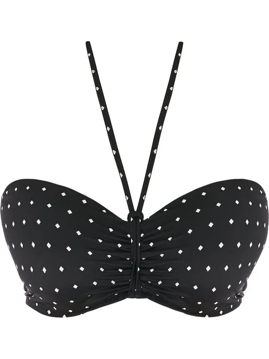 Freya Jewel Maat 75F cove padded bandeau - (EU) Zwart Wit