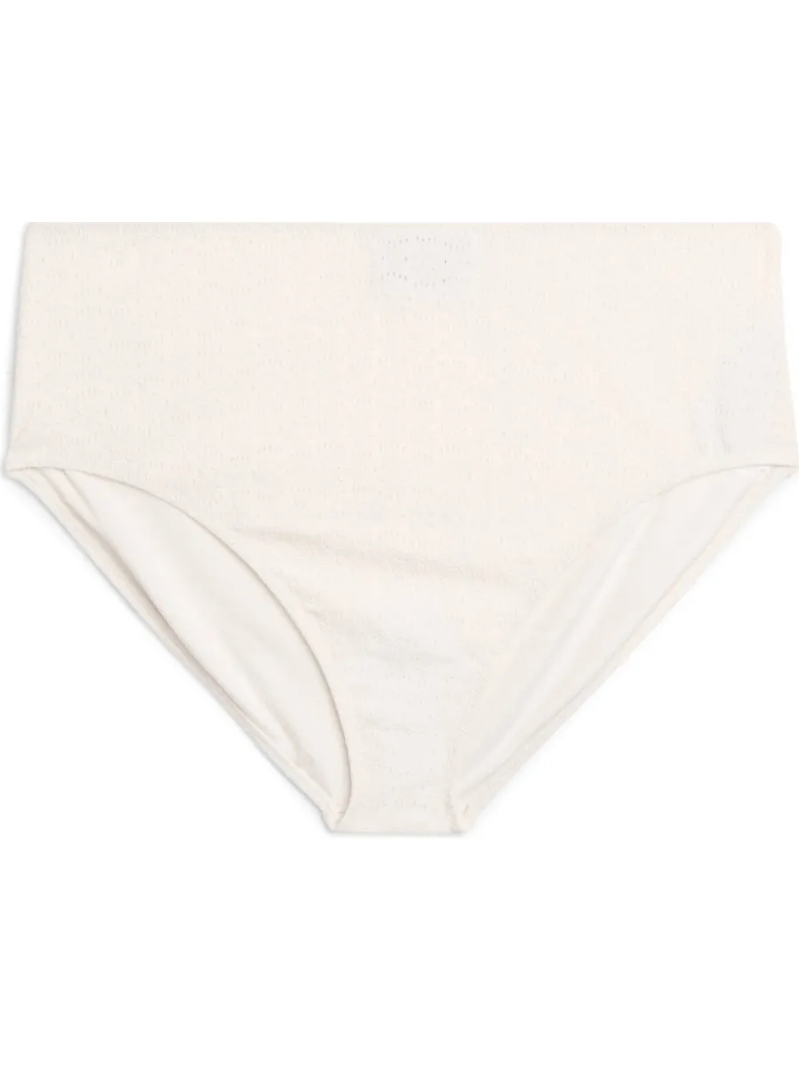 Zizzi high waist bikinibroekje Salina wit, foto 2