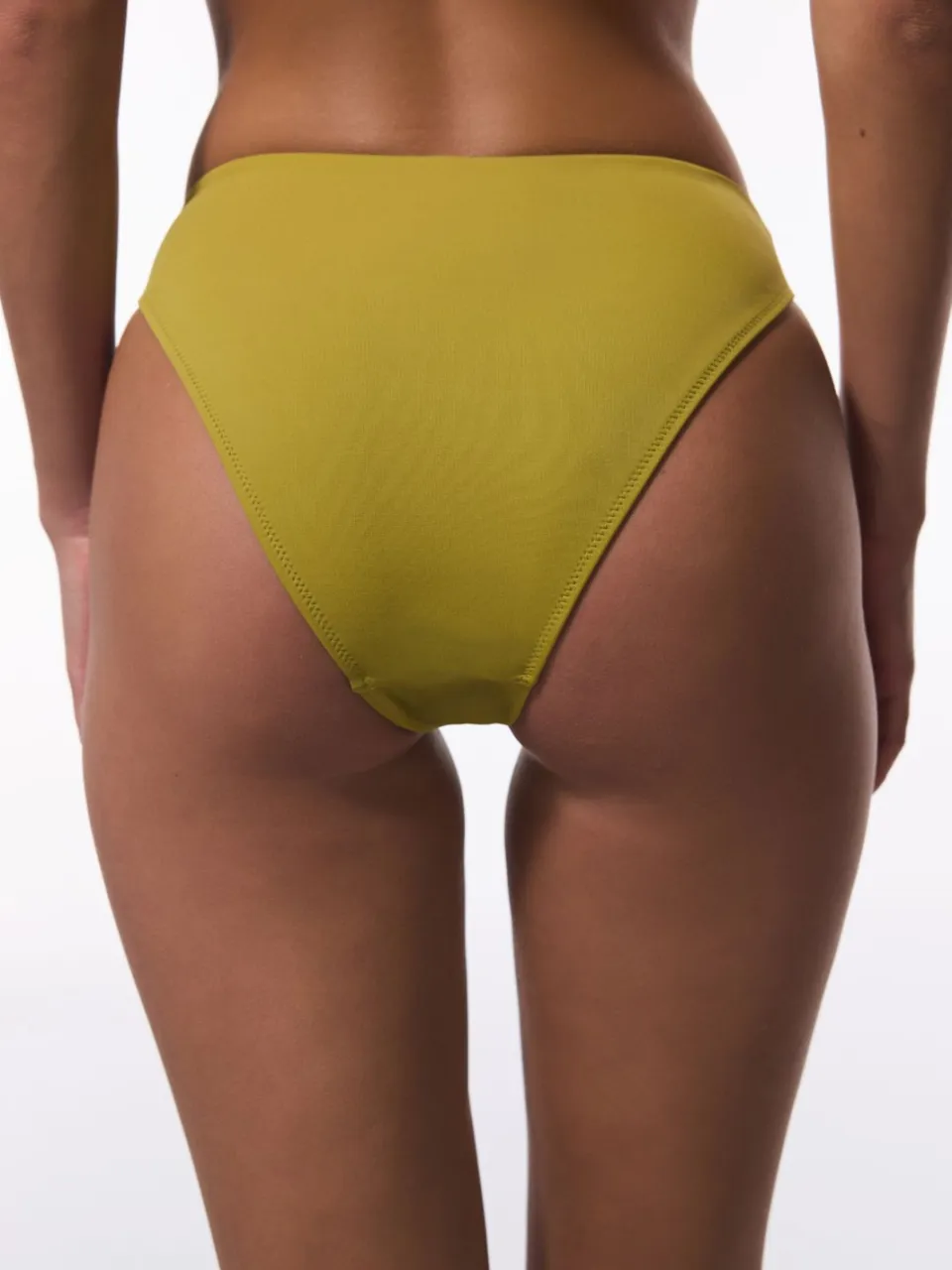 Penti Hoge taille hoge uitsnede bikini onderbroek geel, foto 2