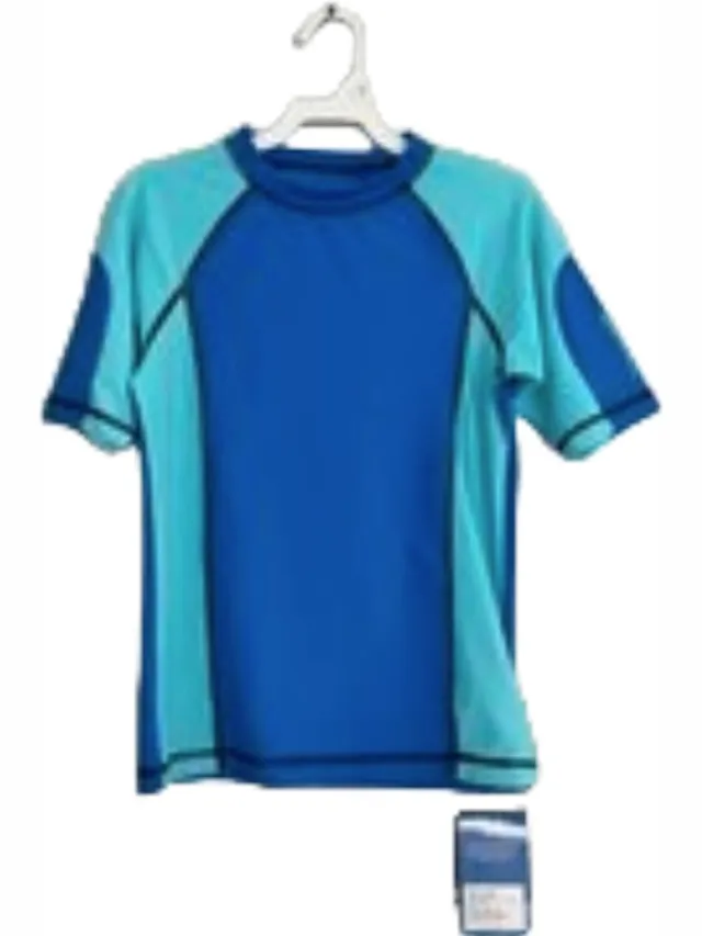 Zoggs zwemtshirt - blauw - 10 jaar - korte mouwen