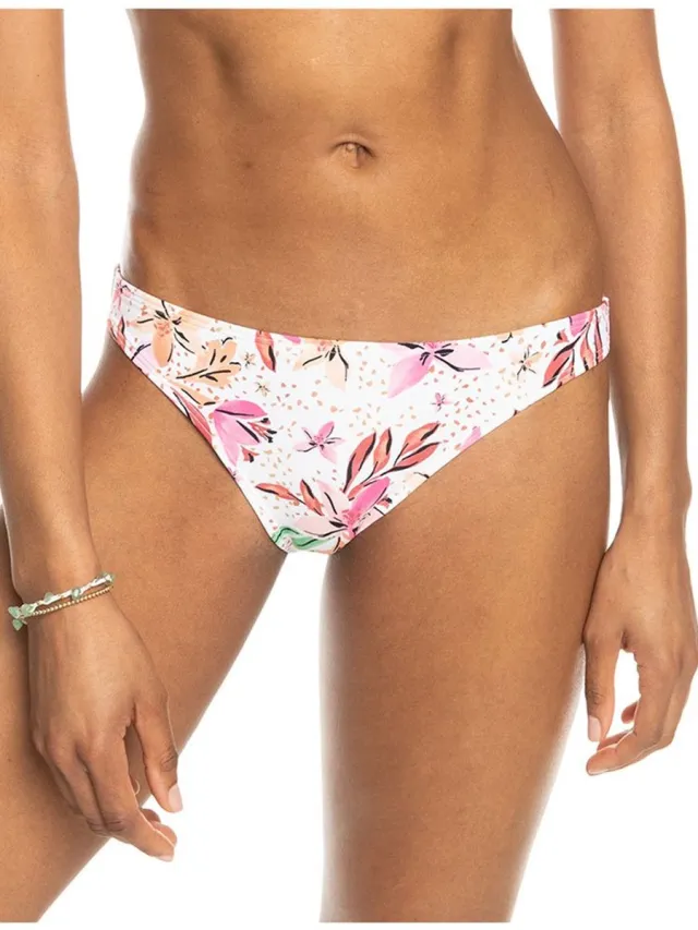 Roxy Beach Classics Bikinibroekje Wit XS Vrouw