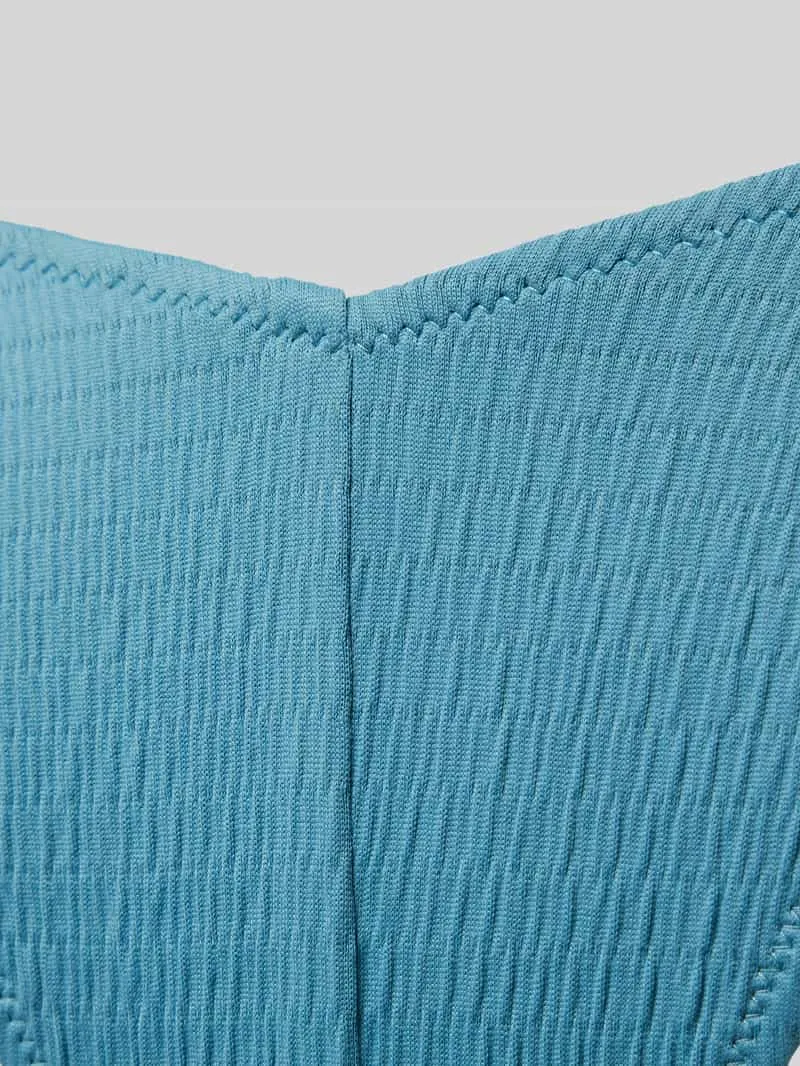 Calvin Klein Bikinibroekje met structuurmotief, model 'DELTA' aquablauw, foto 3