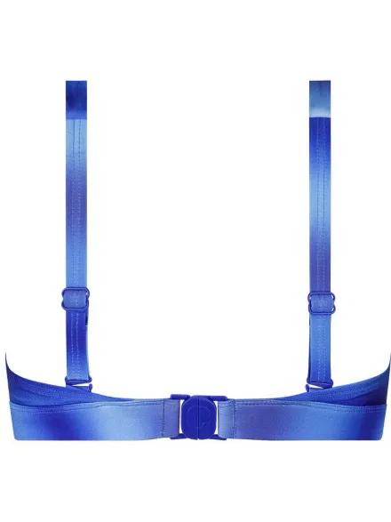 Ten Cate bikini top triangle buckle push-up bikini top dames blauw, foto 2