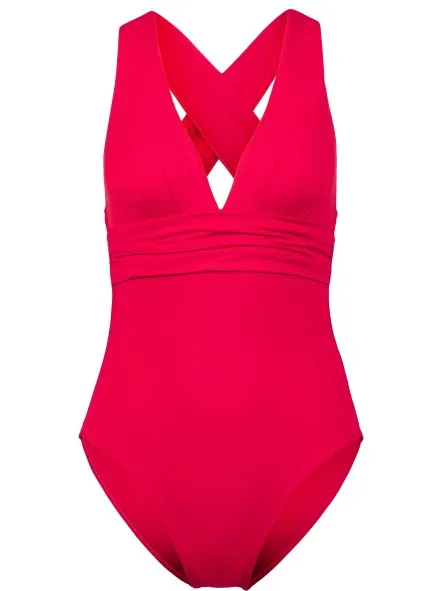 Seafolly Women's Collective Cross Back One Piece - Badpak, rood