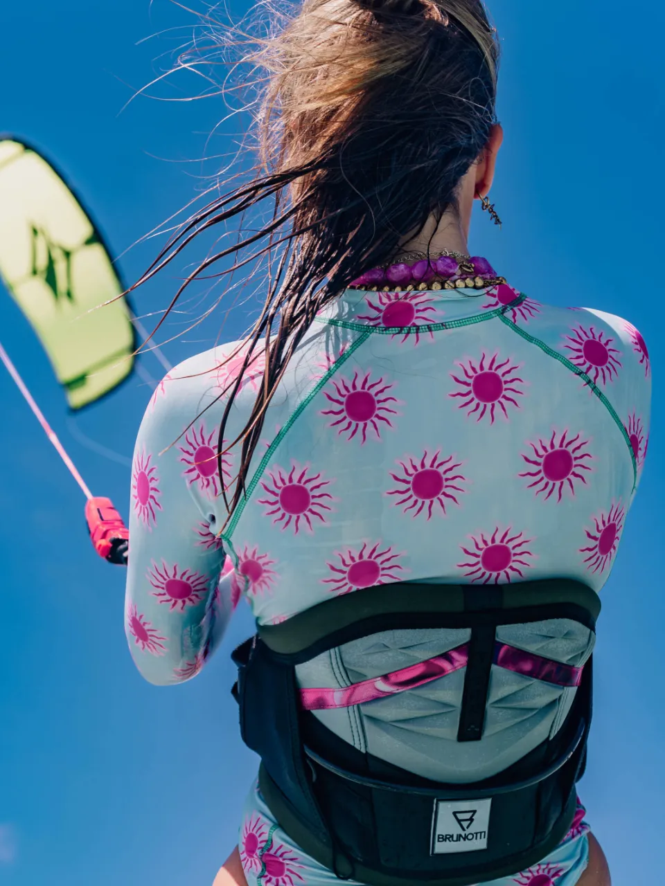 Brunotti Guusje kitesurf badpak lichtblauw lichtblauw/fuchsia, foto 8