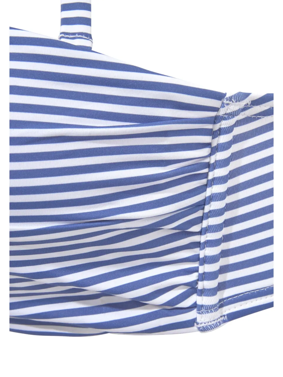 bandeaubikini met beugel lichtblauw wit, foto 2