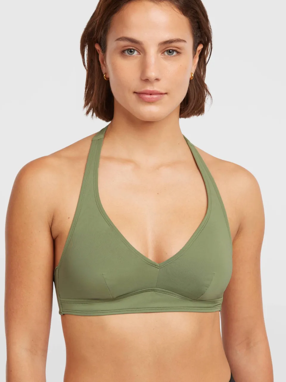 O'Neill Grenada halter bikinitop olijfgroen, foto 5