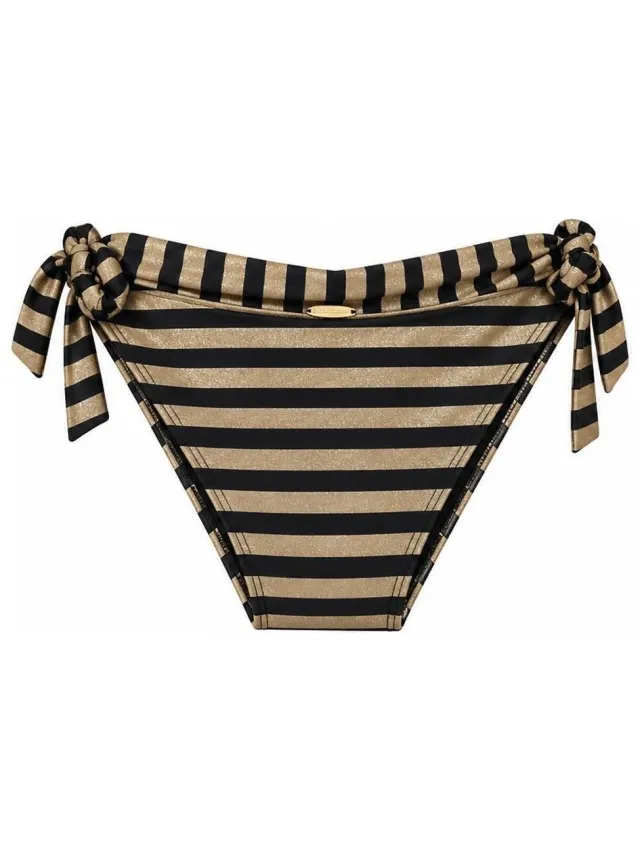 Grain De Sable Vogue bikinibroekje zwart gestreept