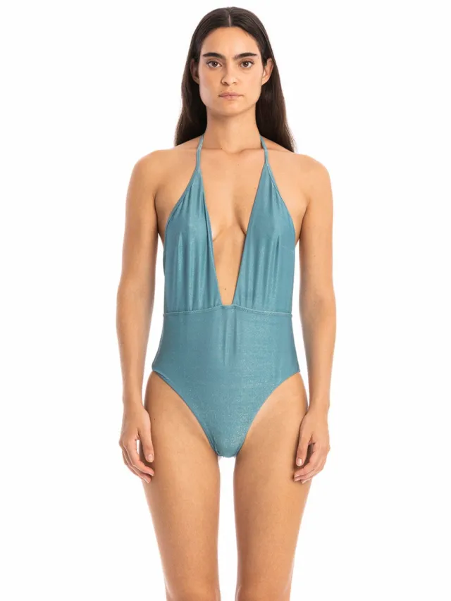 RAVENS VIEW IBIZA dames vegan Badpak Scylla Glow Turquoise, foto 2