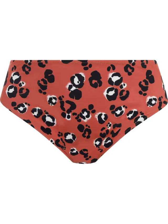 Elomi Kotiya Mid Rise Bikini Brief Dames Bikinibroekje terracotta