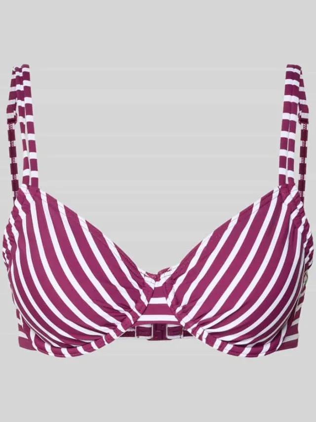 VENICE BEACH Bikinitop in all-over look model 'Tadu' Bordeaux