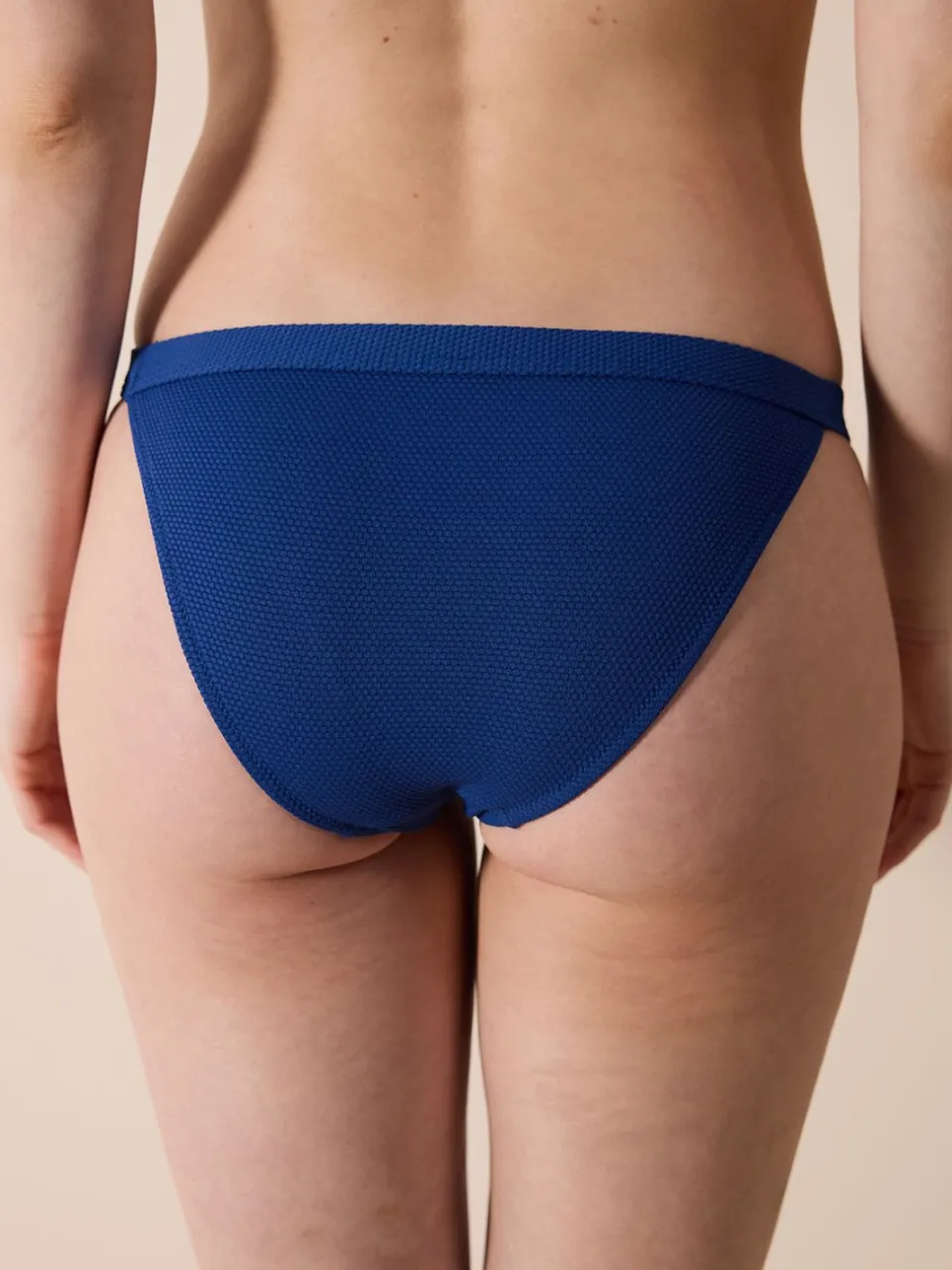 Penti Textuur Lage Taille Bikini Bottoms blauw, foto 2