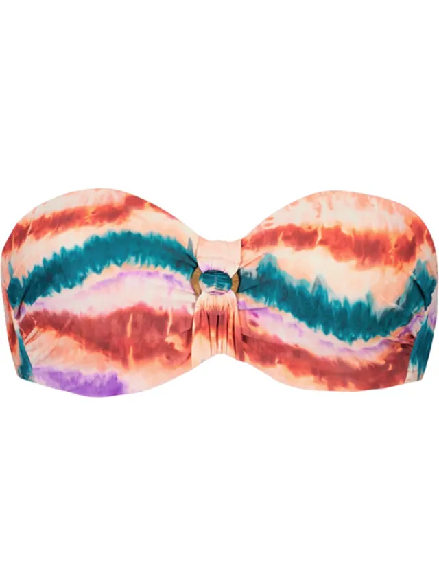 Cyell Indian Ink bikinitop met voorgevormde cups en beugel Meerkleurig