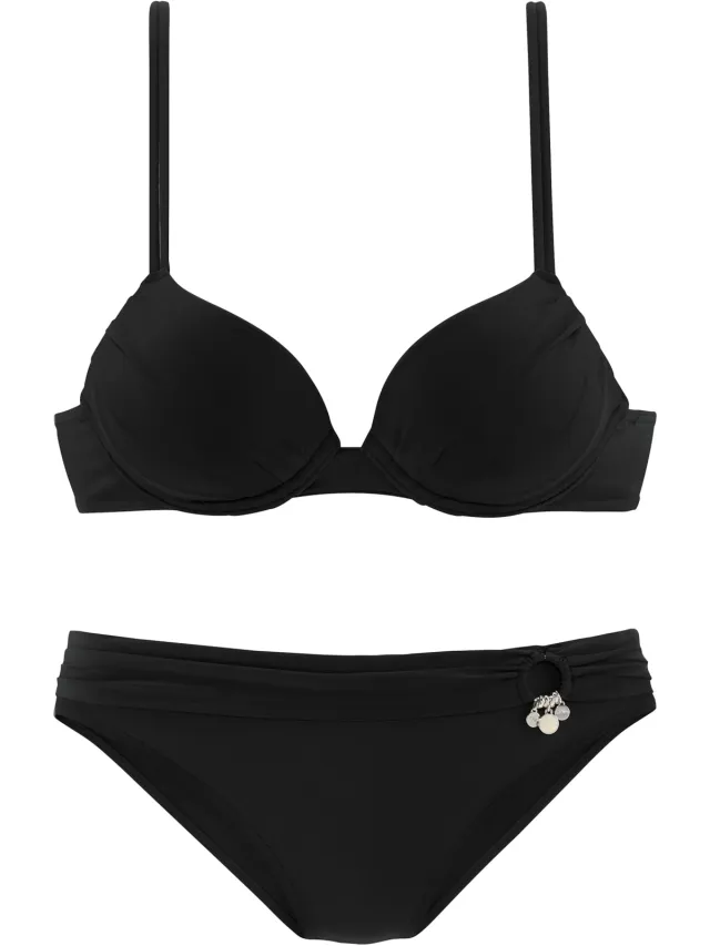 push-upbikini zwart, foto 2
