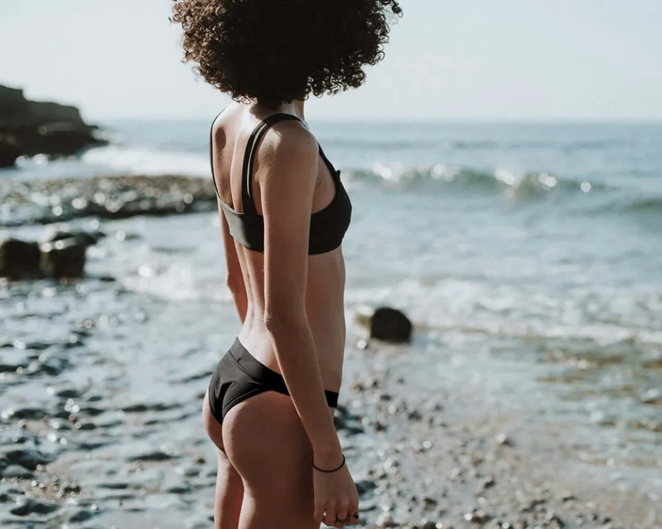 Anekdot dames vegan Bikinibroekje Cheeky Zwart, foto 2