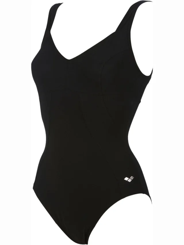 Arena Vertigo One Piece Badpak Vrouwen zwart