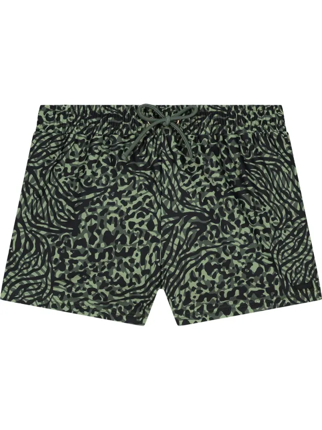 Shiwi SWIMSHORTS SHIWI SWIMSHORT STRETCH SIL - forest green mixed animal - 122/128