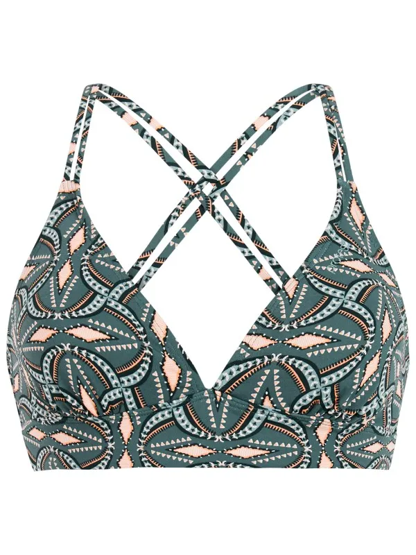 Protest Women's MIXRelax Triangle Bikini Top - Bikinitop, grijs